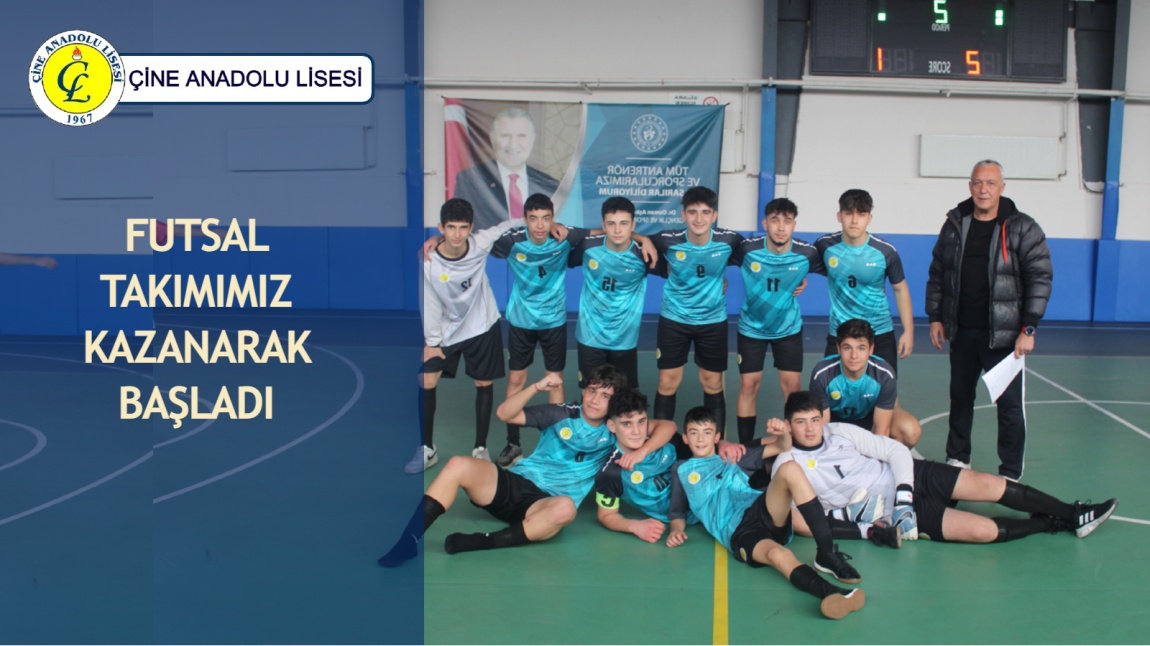Futsal Takımımız Tunuvaya Kazanarak Başladı